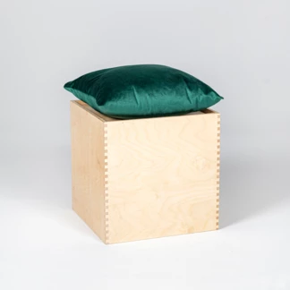 ZERO WASTE POUF GREEN