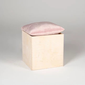 ZERO WASTE POUF FLAMINGO