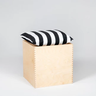 ZERO WASTE POUF ZEBRA