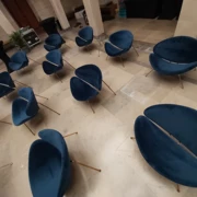 BLUE STAGE CHAIR
